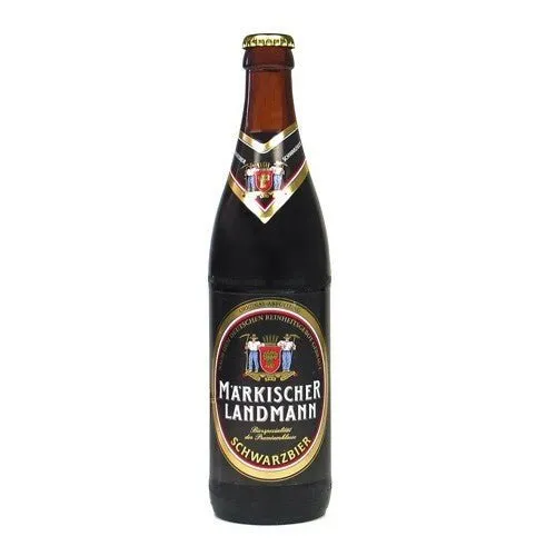 Märkischer Landmann Schwarzbier 0,5l mit 4,9% Vol.