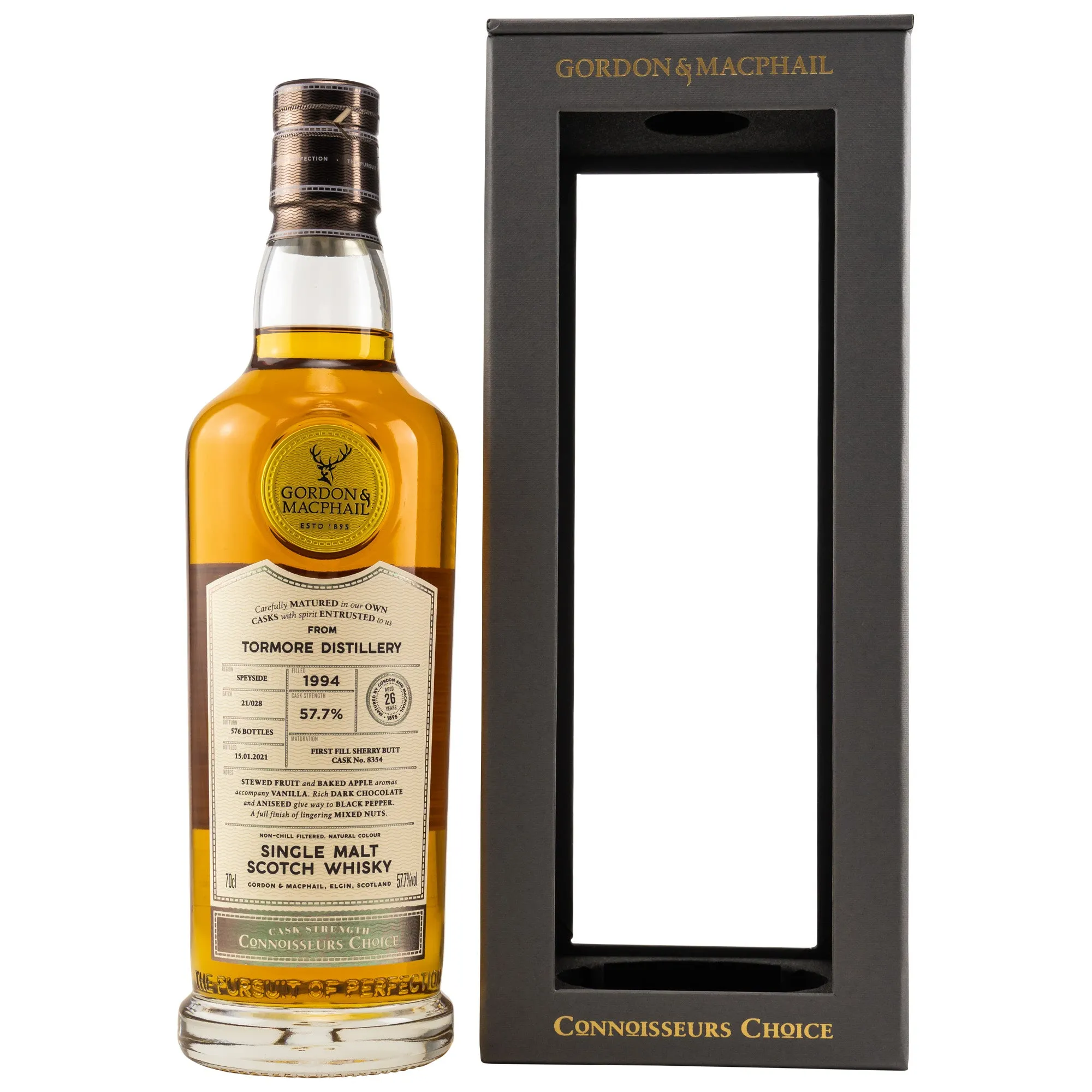 Tormore 1994/2021 - 26 Jahre - Connoisseurs Choice Cask Strength - Gordon & MacPhail Speyside Single Malt Scotch Whisky