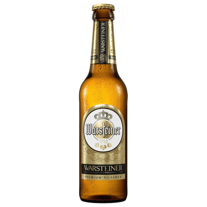 Warsteiner Premium Pilsener 0,5l / 0,3l mit 4,8% Vol.