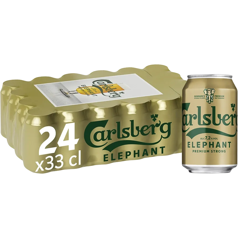 Carlsberg Elephant 7,2 % TRAY 24x 0,33L DS zzgl. DPG Pfand