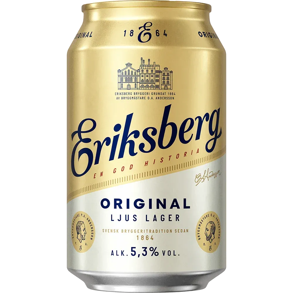 Eriksberg Lager 5,3% TRAY 24x 0,33L DS zzgl. DPG Pfand