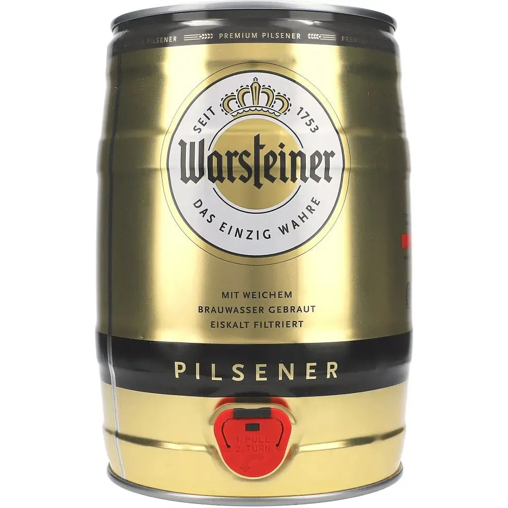 Warsteiner Pilsener 4.8 % 5L FASS