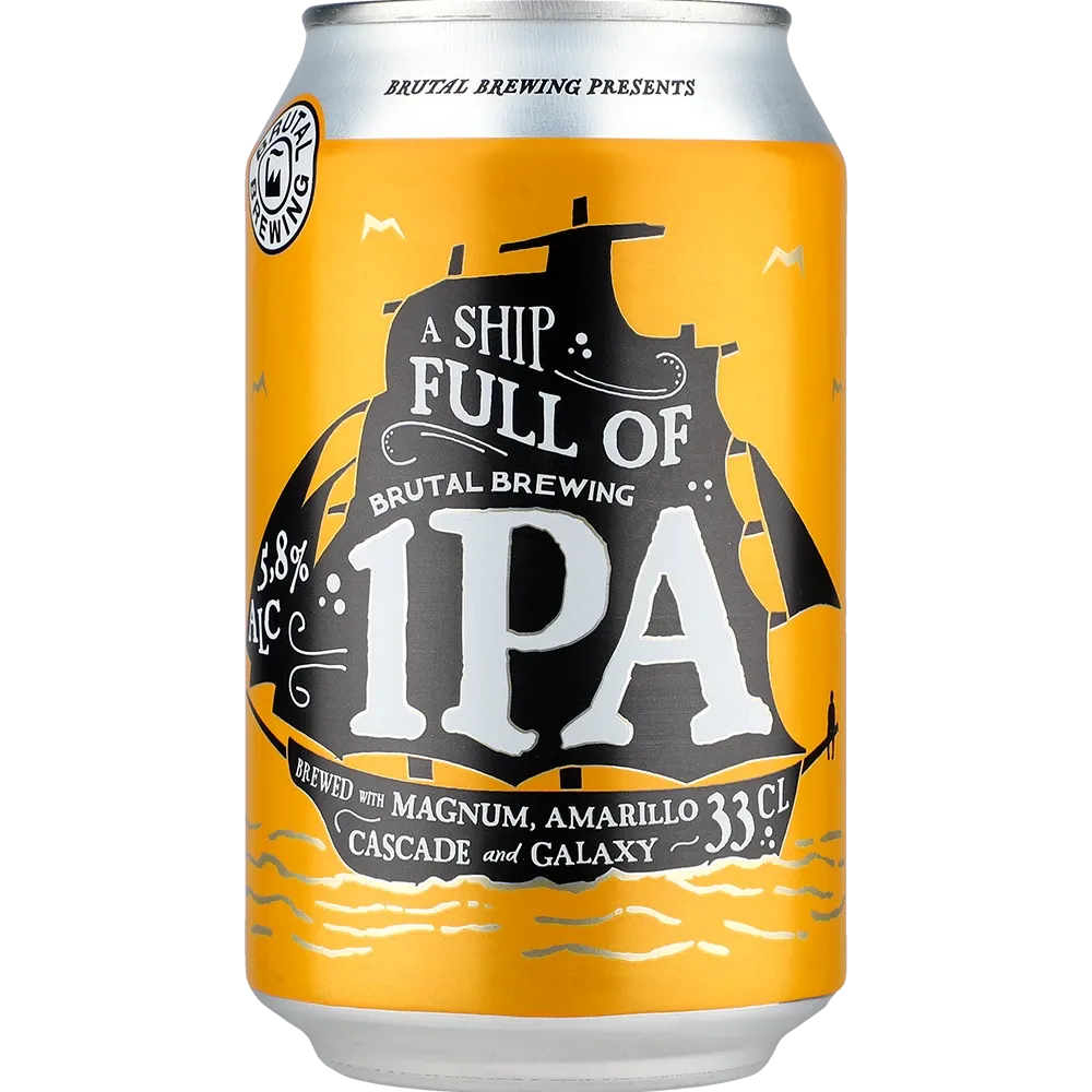 Brutal Brewing A Ship full of IPA TRAY 24x 0,33L DS zzgl. DPG Pfand