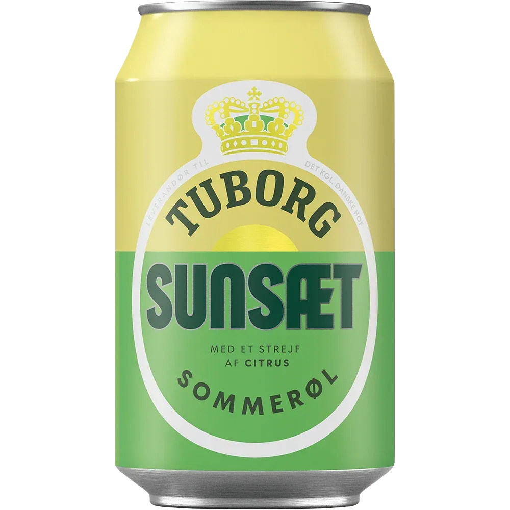Tuborg Sunsæt 24x 0,33 ltr. 4,6% zzgl. DPG Pfand