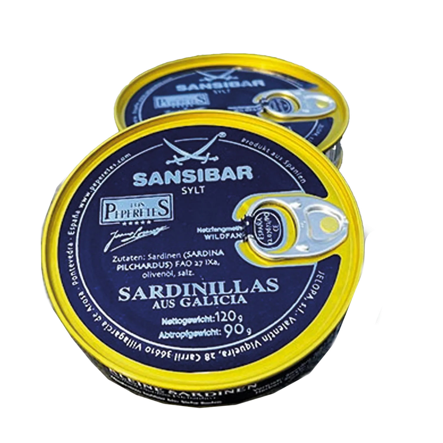 Sansibar Sardinillas aus Calicia