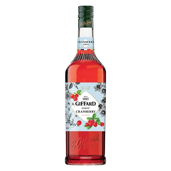 Giffard Cranberry Sirup Alkoholfrei 1,0L