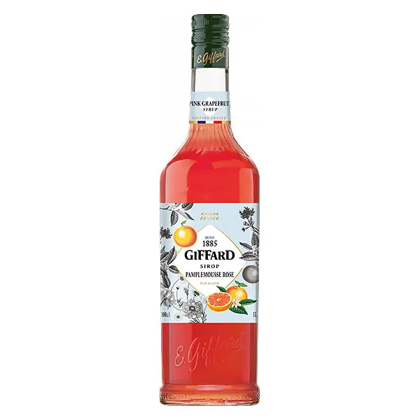 Giffard Pink Grapefruit Sirup Alkoholfrei 1,0L