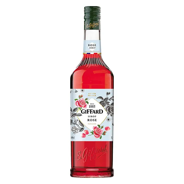 Giffard Rose Sirup Alkoholfrei 1,0L