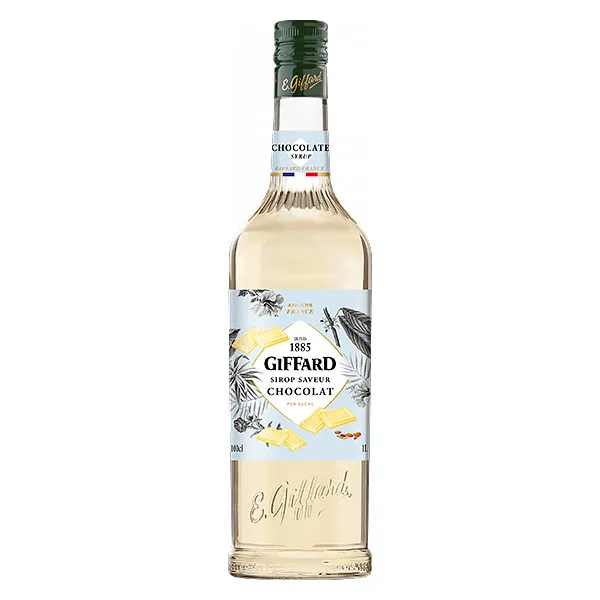 Giffard Schokoladen Sirup weiß Alkoholfrei 1,0L