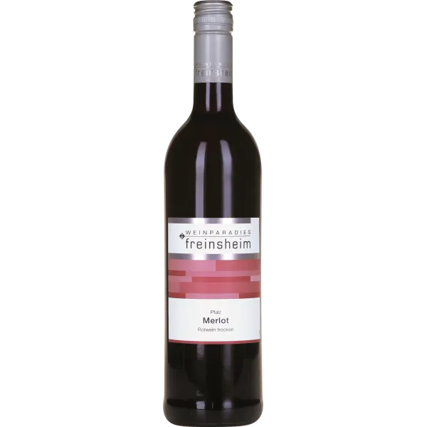 2022 Merlot Rotwein 0,75 Liter Weinparadies Freinsheim