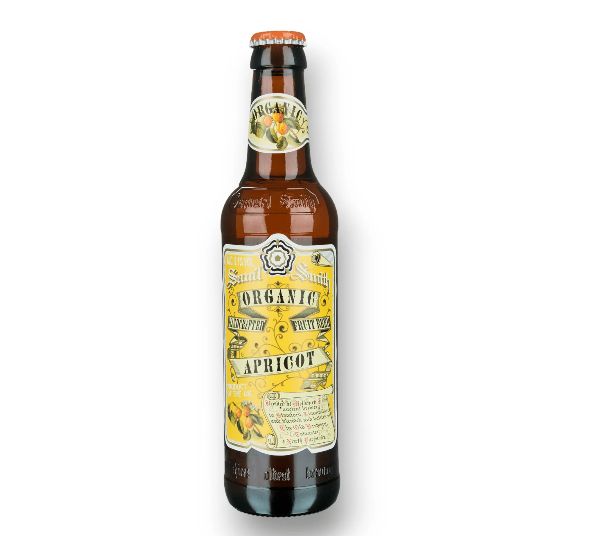 Samuel Smith Organic Apricot 0,35l- Bio- Bier mit Aprikose 5,1% Vol.