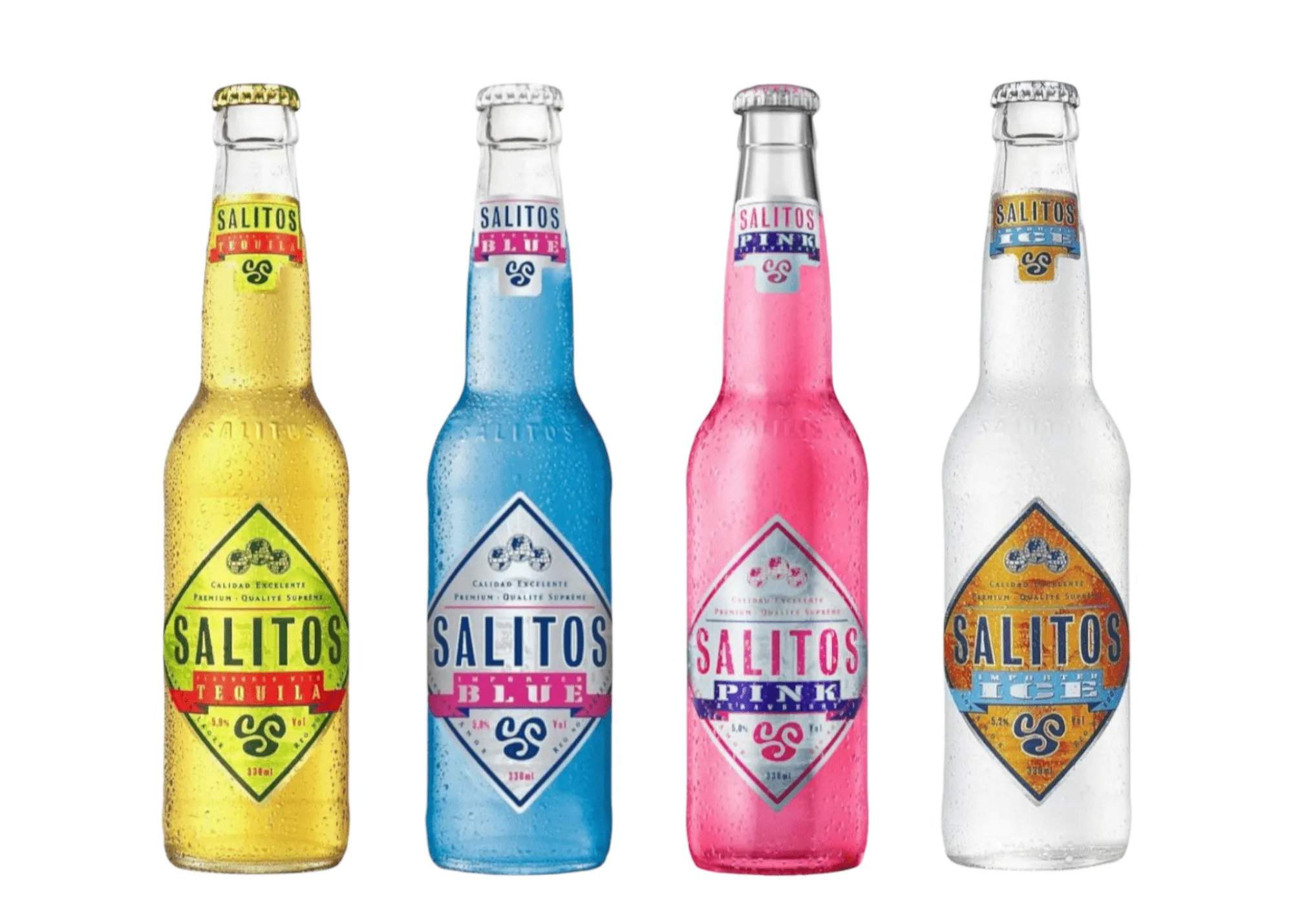 Salitos Mix 0,33l - Original Tequila - Blue - Pink & Ice