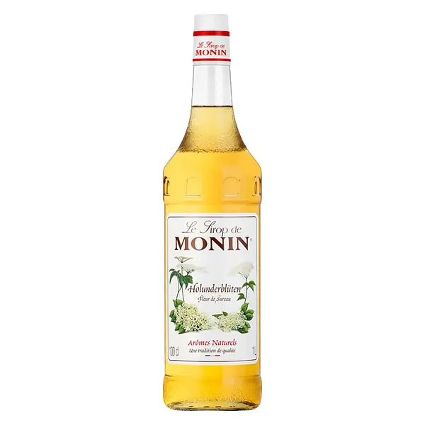 Monin Holunderblüte Sirup Alkoholfrei 1,0L