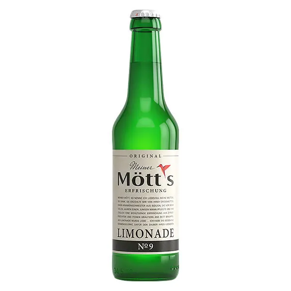 Mött's No.9 Limonade Zitrone-Gurke-Basilikum 24x0,33L