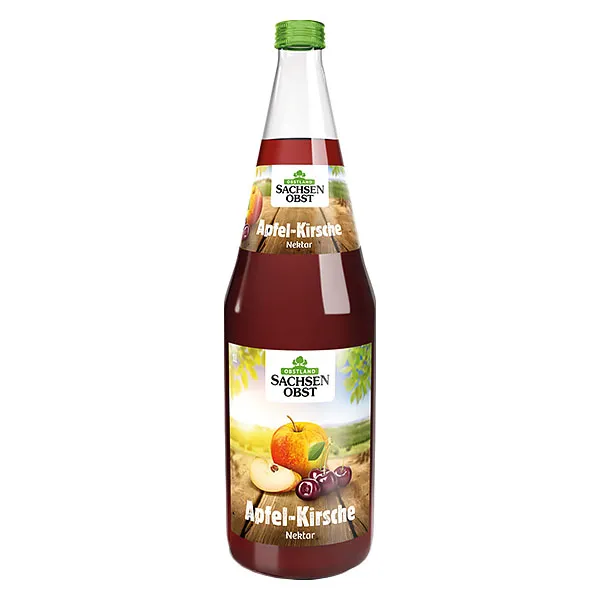 Sachsenobst Apfel-Kirsch-Nektar 6x1,0L