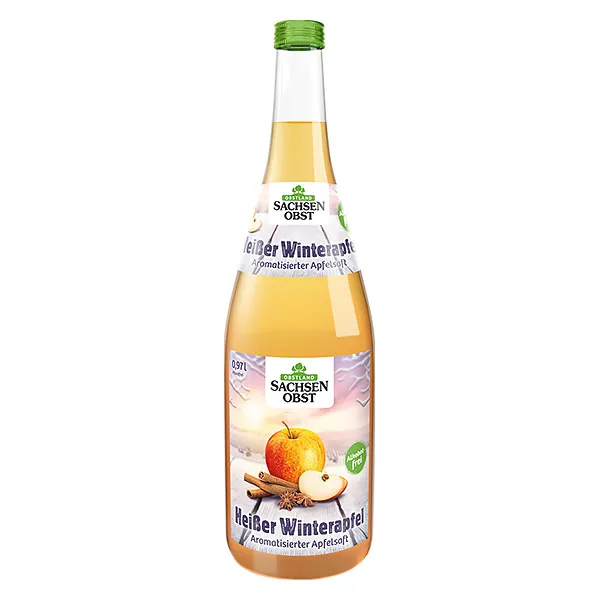 Sachsenobst Heißer Winterapfel Alkoholfrei 0,97L
