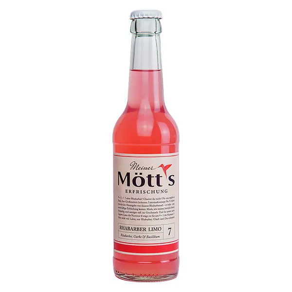 Mött's No.7 Limonade Rhabarber-Gurke-Basilikum 24x0,33L