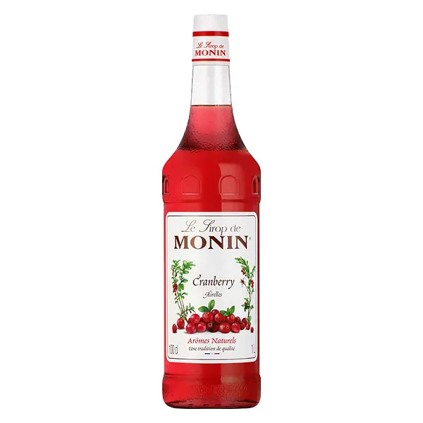 Monin Cranberry Sirup Alkoholfrei 1,0L