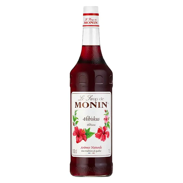 Monin Hibiskus Sirup Alkoholfrei 1,0L