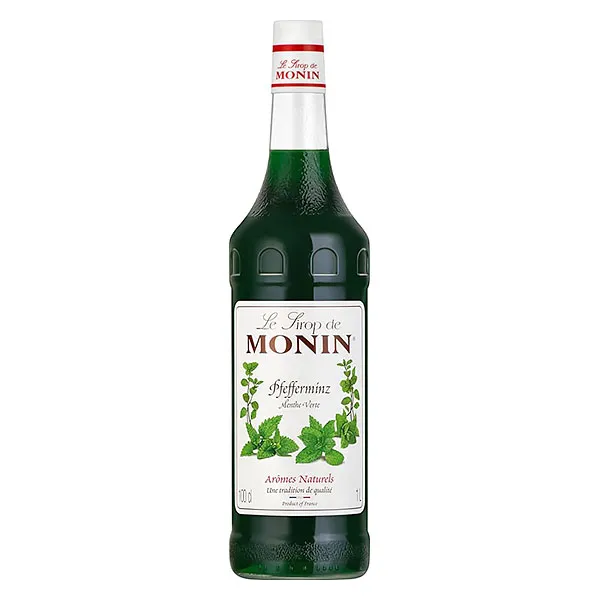 Monin Pfefferminz Sirup Alkoholfrei 1,0L