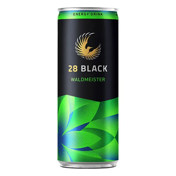 28 Black Waldmeister Energy Drink 24x0,25L