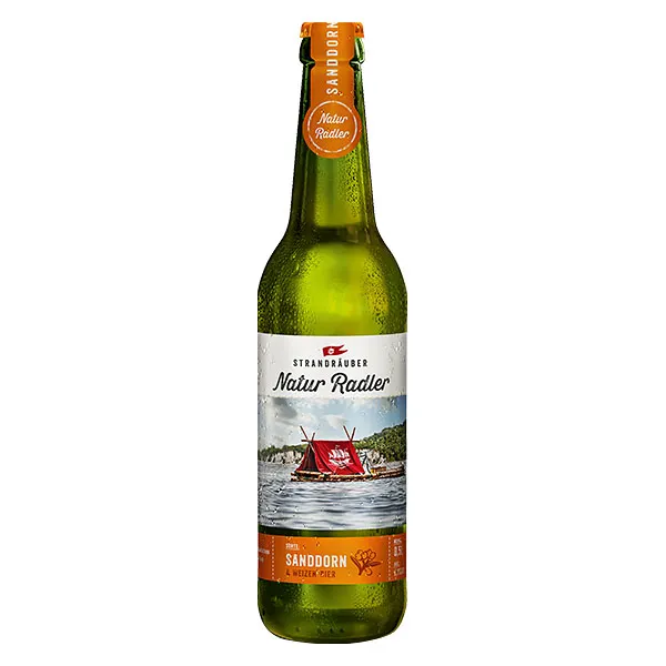 Störtebeker Strandräuber Natur Radler Sanddorn & Bernstein-Weizen BIO 20x0,50L