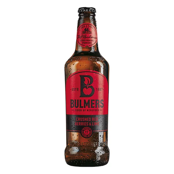 Bulmers Crushed Red Berries & Lime Premium Cider 12x0,50L