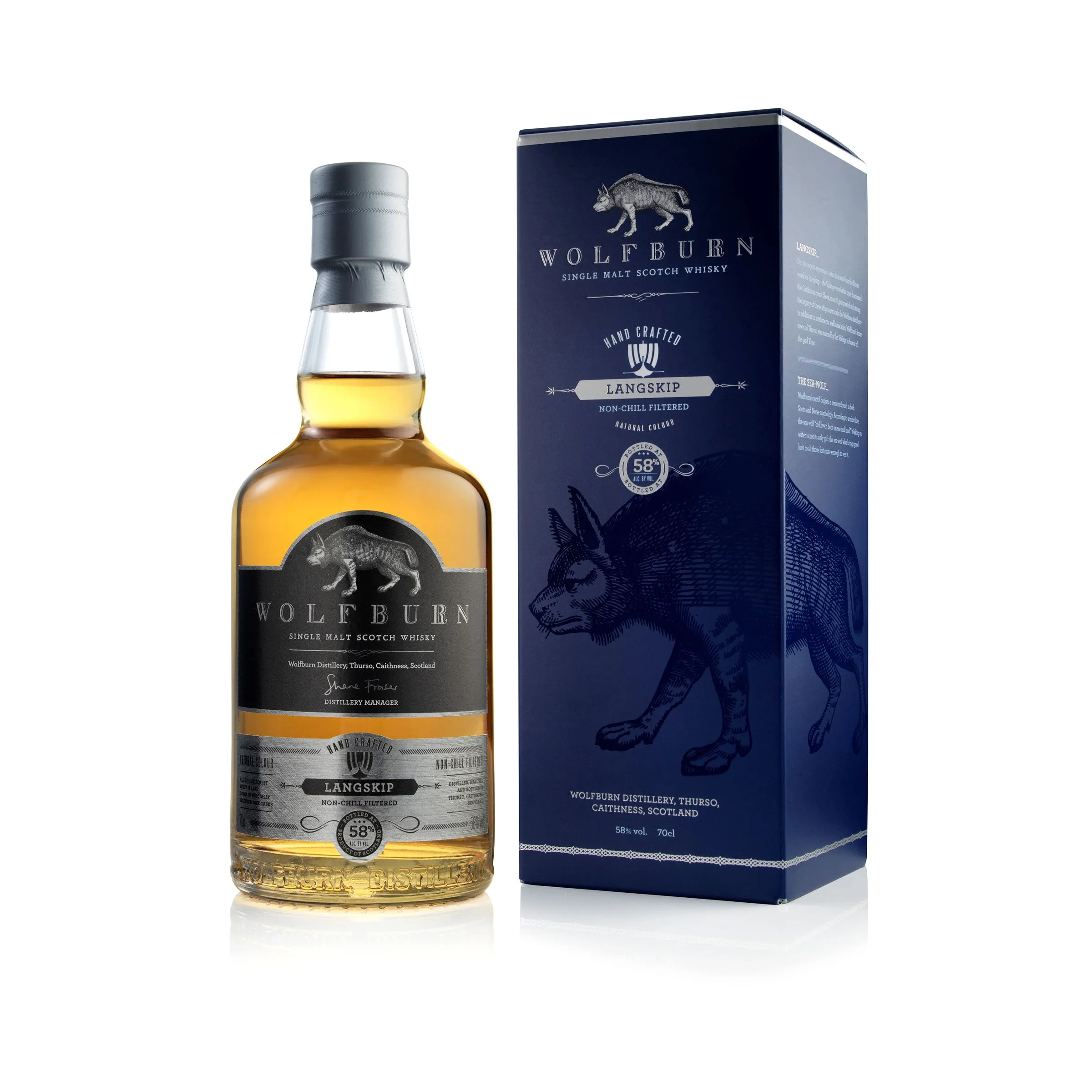 Wolfburn "Langskip", 58 % - Wolfburn