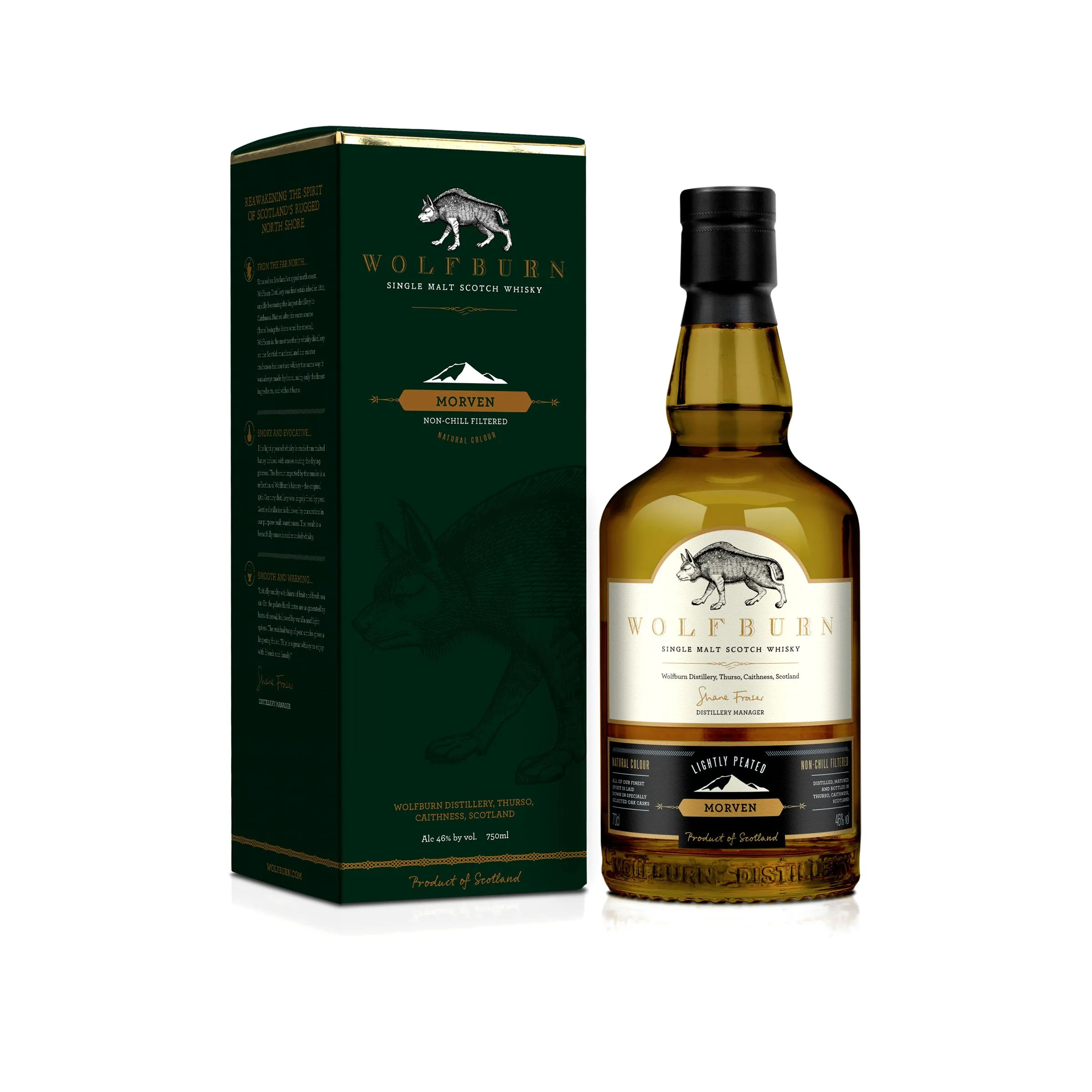 Wolfburn "Morven", 46 % - Wolfburn