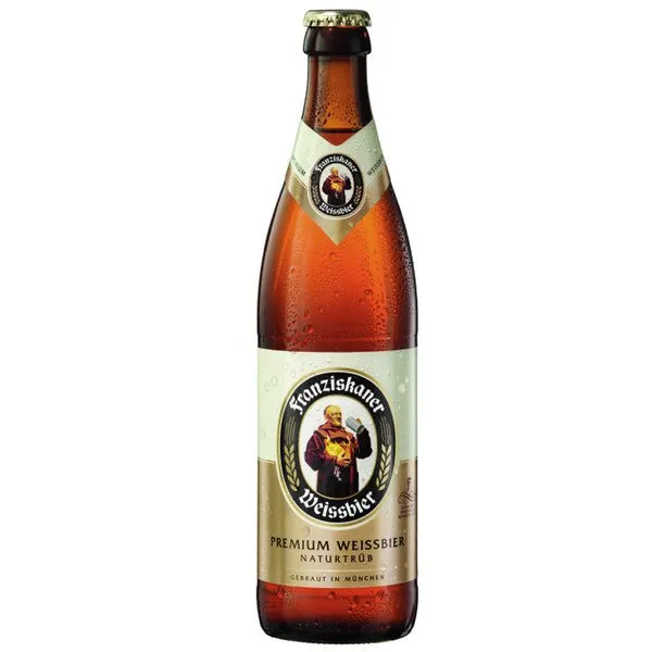 Franziskaner Hefe-Weissbier 0,5l mit 5% Vol.