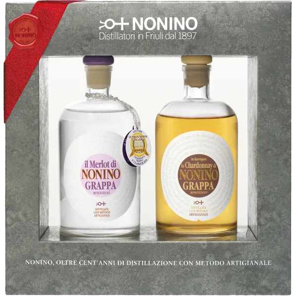 2er GP Nonino Grappe Vigneti 41% Vol., 2x0,35 LiterNonino