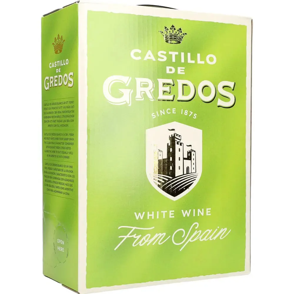 Castillo De Gredos White Wine 12 % 3L BIB