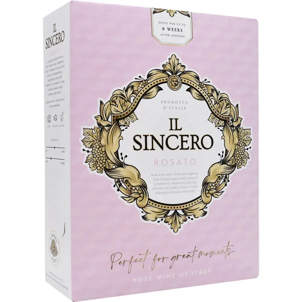 Il Sincero Rosato 12 % 3L BIB