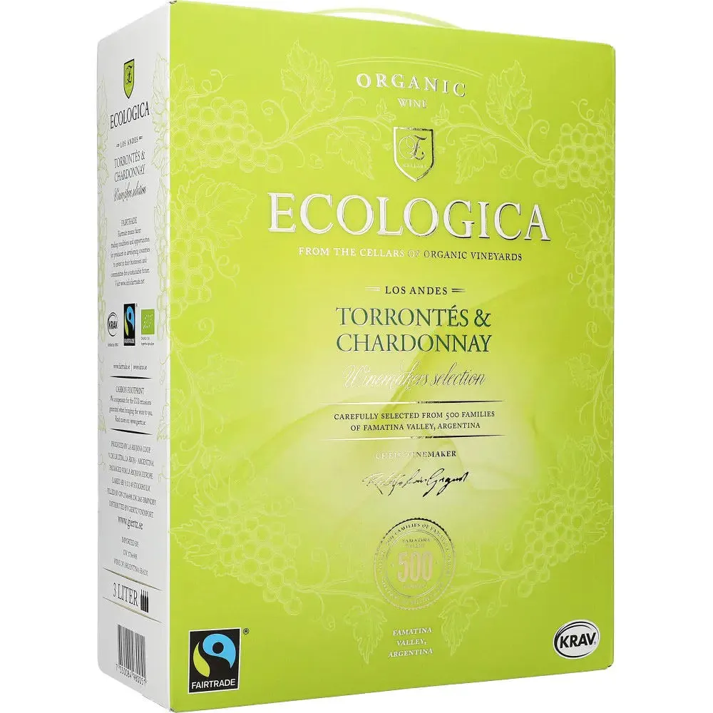 Ecologica Torrontés & Chardonnay 12,5 % 3L BIB