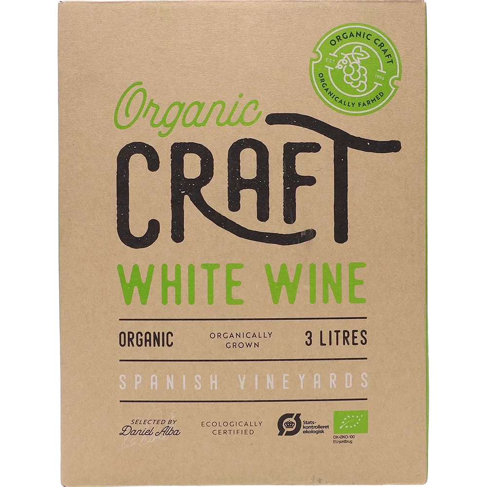 Organic Craft White Wine 12,5 % 3L BIB
