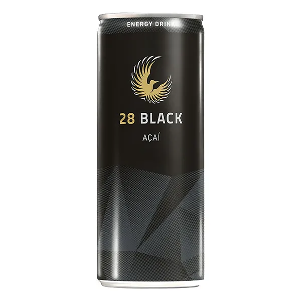 28 Black Acai Energy Drink 24x0,25L