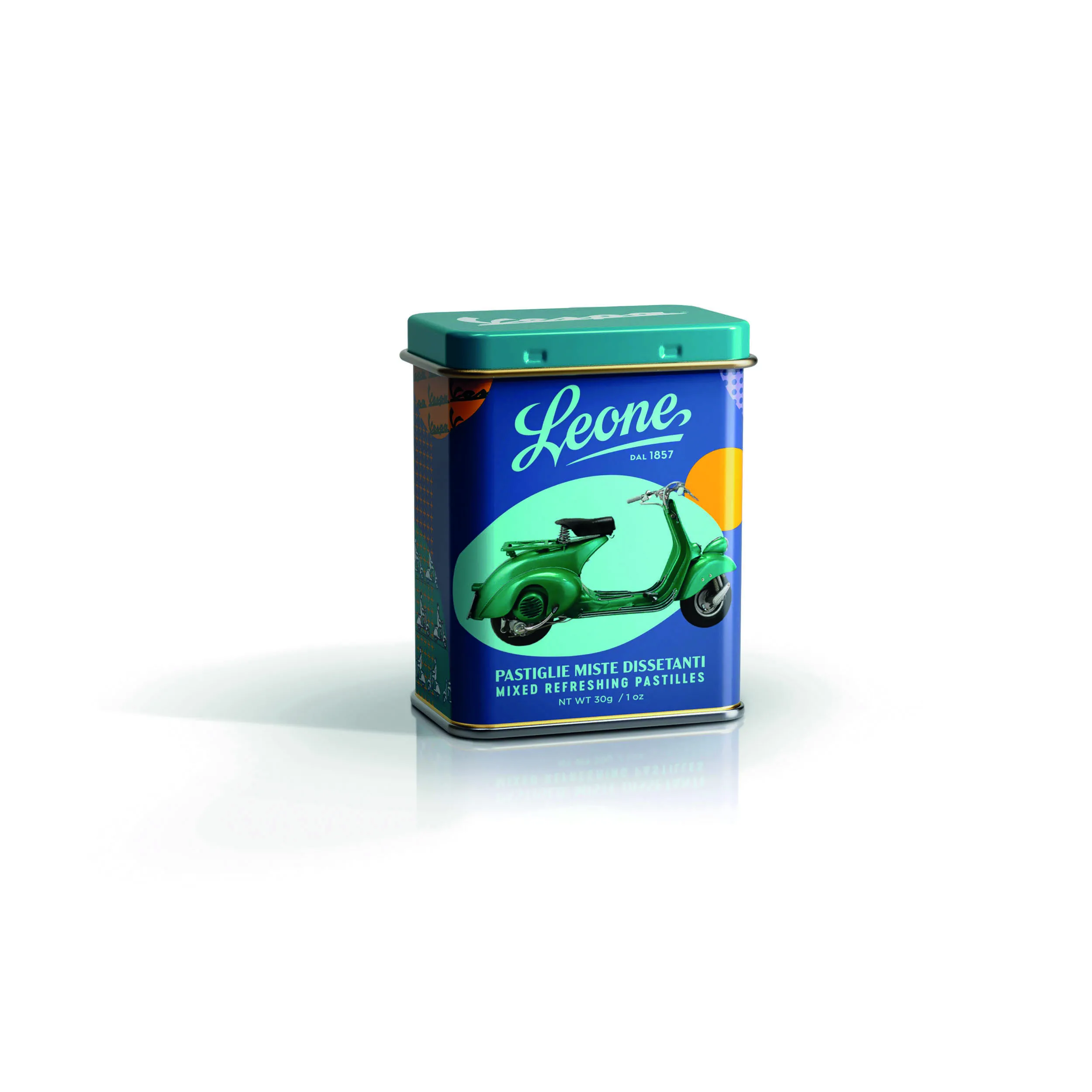 Pastillen gemischte Früchte Vespa 125cc Dose 30g