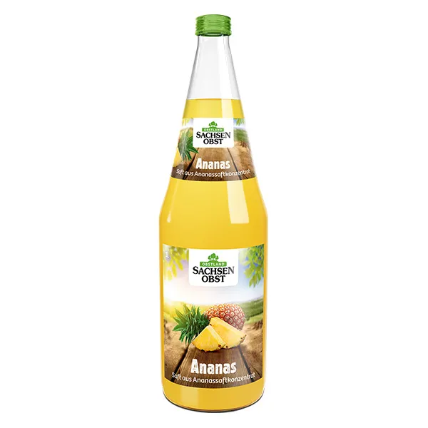 Sachsenobst Ananassaft 6x1,0L