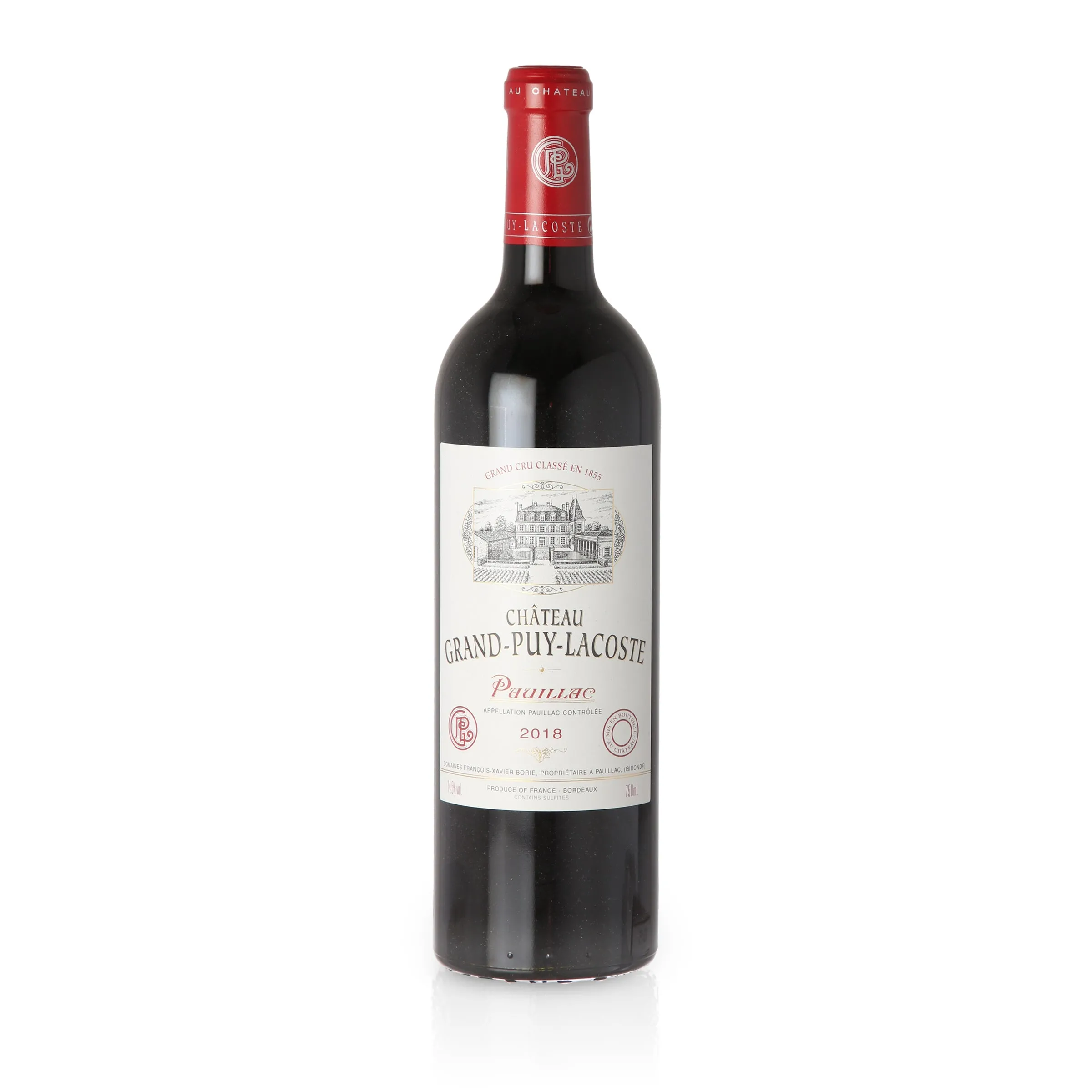 2018 Château Grand-Puy-Lacoste - Pauillac - Rotwein trocken