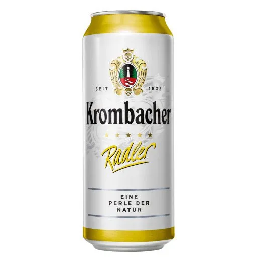 Krombacher Radler 0,5l in der Dose mit 2,5% Vol.