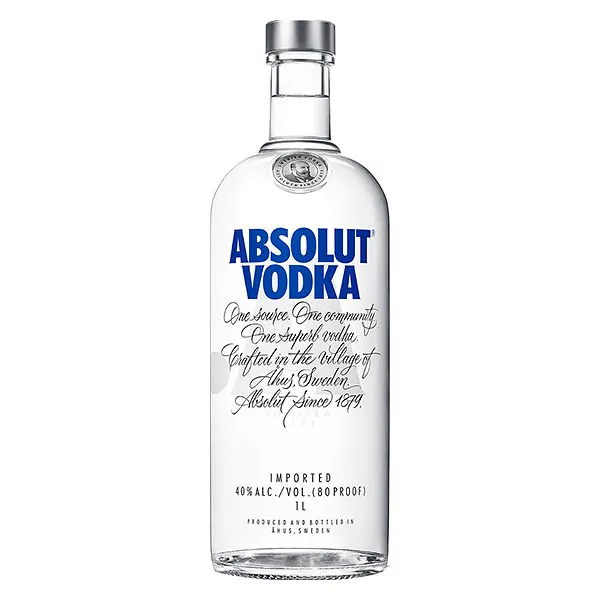 Absolut Vodka 1,0L 40% vol