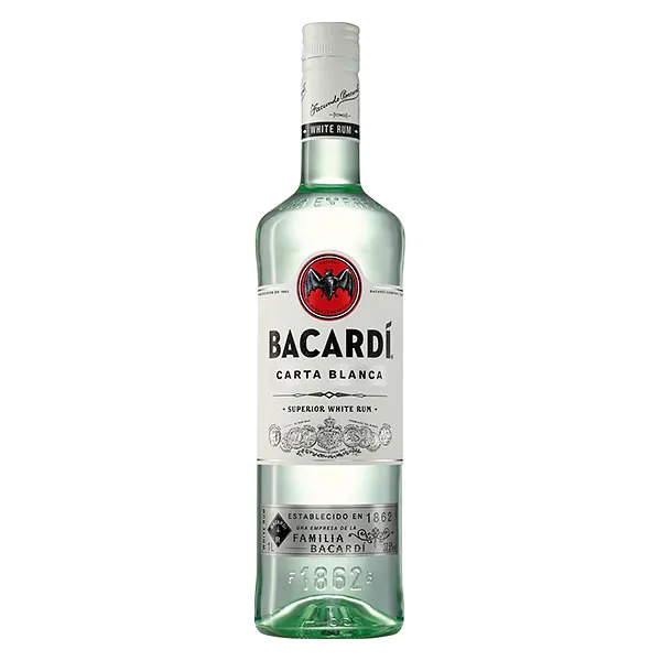 Bacardi Rum Carta Blanca 1,0L 37,5% vol