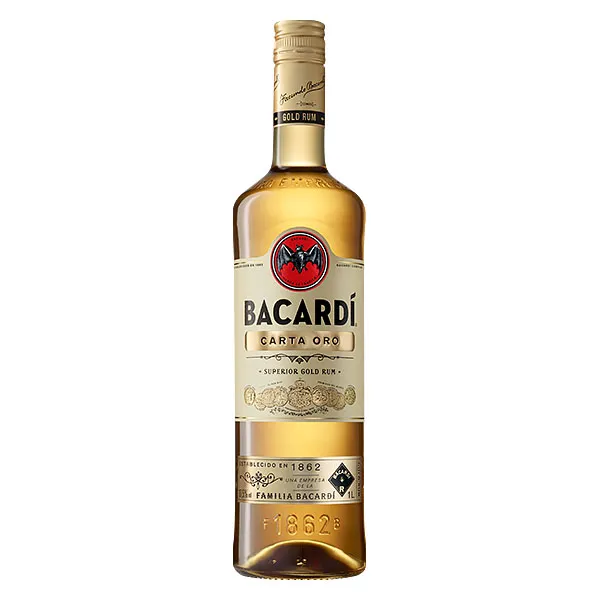 Bacardi Rum Carta Oro 1,0L 37,5% vol