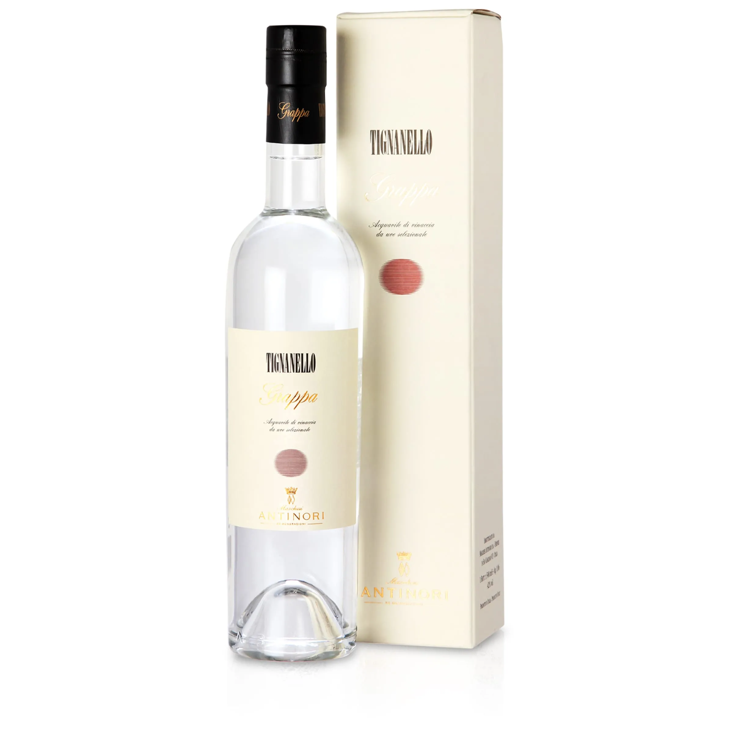 Grappa Tignanello in Geschenkpackung Antinori Toscana Italien (0,5 l)