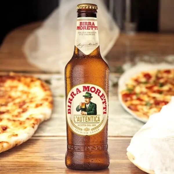Birra Moretti L'Autentica 0,33 l- Premium Lager aus Italien mit 4,6% Vol.