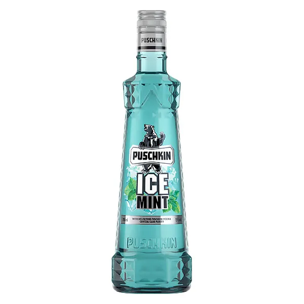 Puschkin Ice Mint Vodka-Likör 0,7L 15% vol