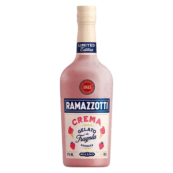 Ramazzotti Crema Gelato alla Fragola Limited Edition 0,7L 17% vol