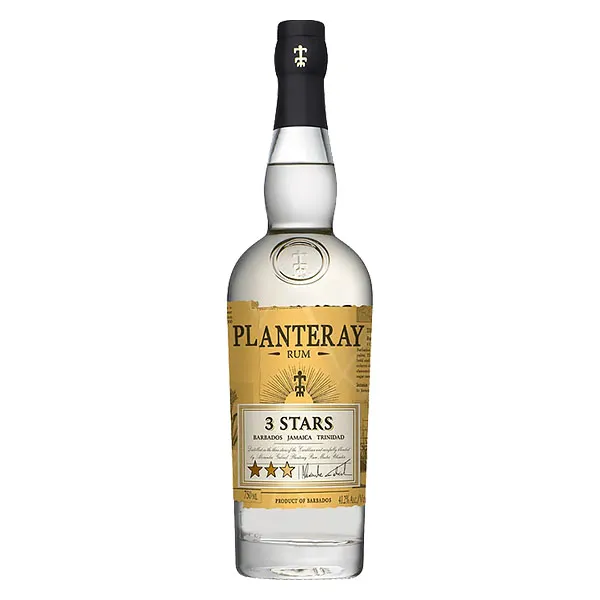 Planteray 3 Stars White Rum 0,7L 41,2% vol