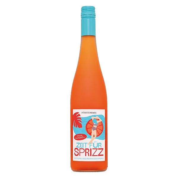 Weinkellerei Hohenlohe Fürstenfass "Zeit für Sprizz" Sprizz Orange Alkoholfrei 0,75L
