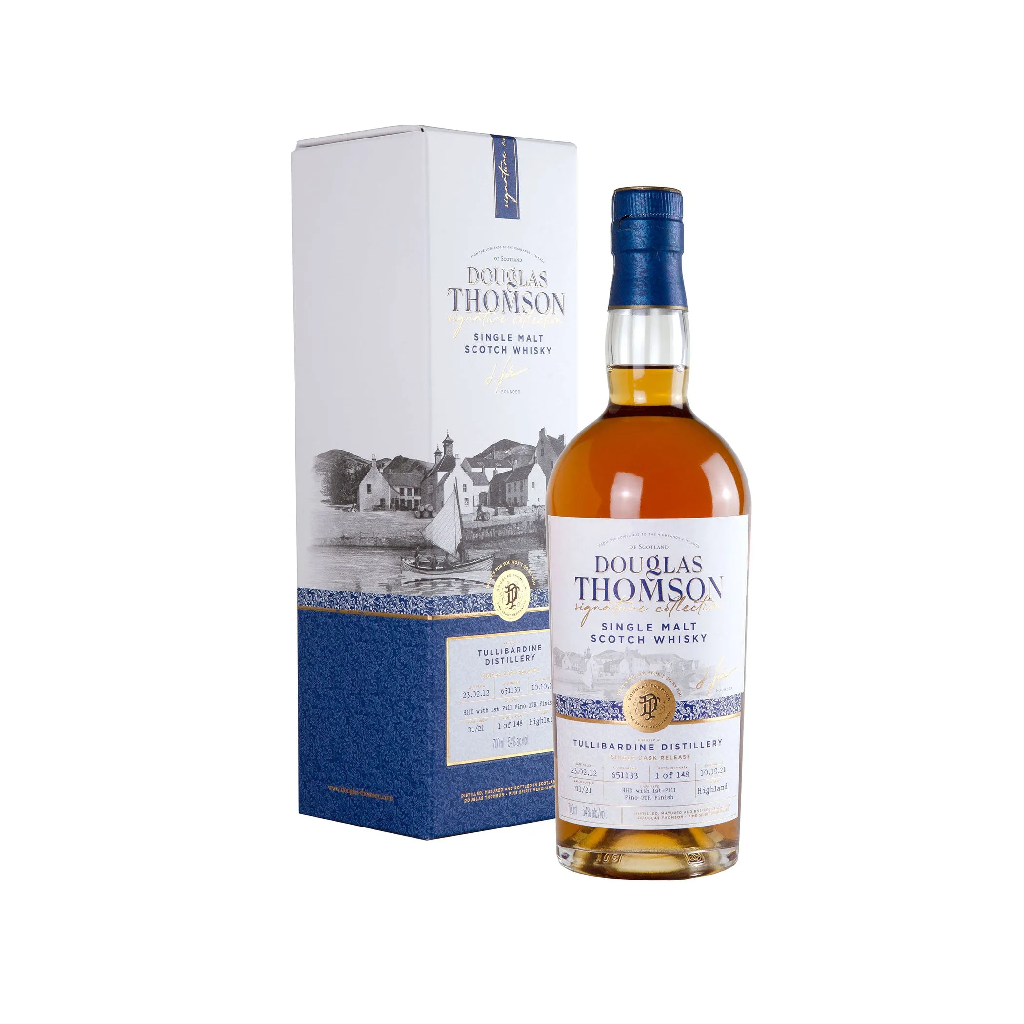 Tullibardine 2012/2021 - 1st-Fill Fino QTR Finish - Douglas Thomson signature collection